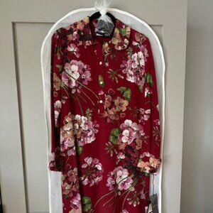 COPY - BRAND NEW NEVER WORN!!! GUCCI Silk Floral dress